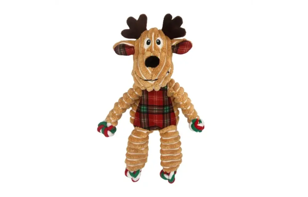 Holiday Kong Floppy Knots Reindeer Small
