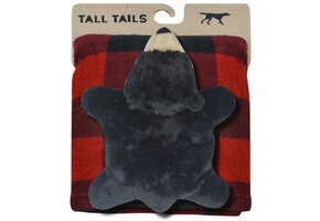 Tall Tails Plaid Blanket & Bear Gift Set 30x40"