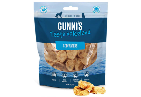 Gunni's Cod Wafers 5oz