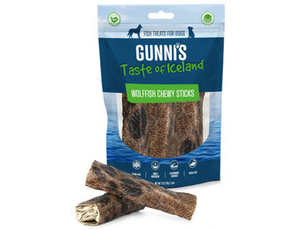 Gunni's Wolffish Skin Chewy Sticks 3pcs