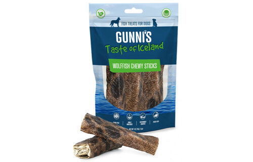 Gunni's Wolffish Skin Chewy Sticks 3pcs