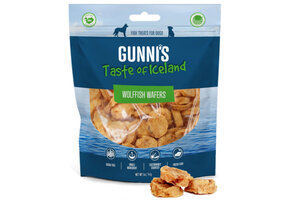 Gunni's Wolffish Wafers 5oz