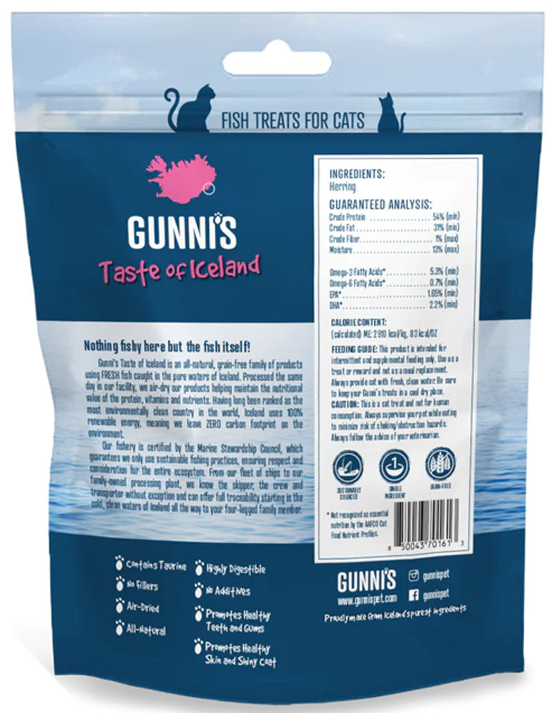 Gunni's Cat Herring Omega Bites 1.5oz