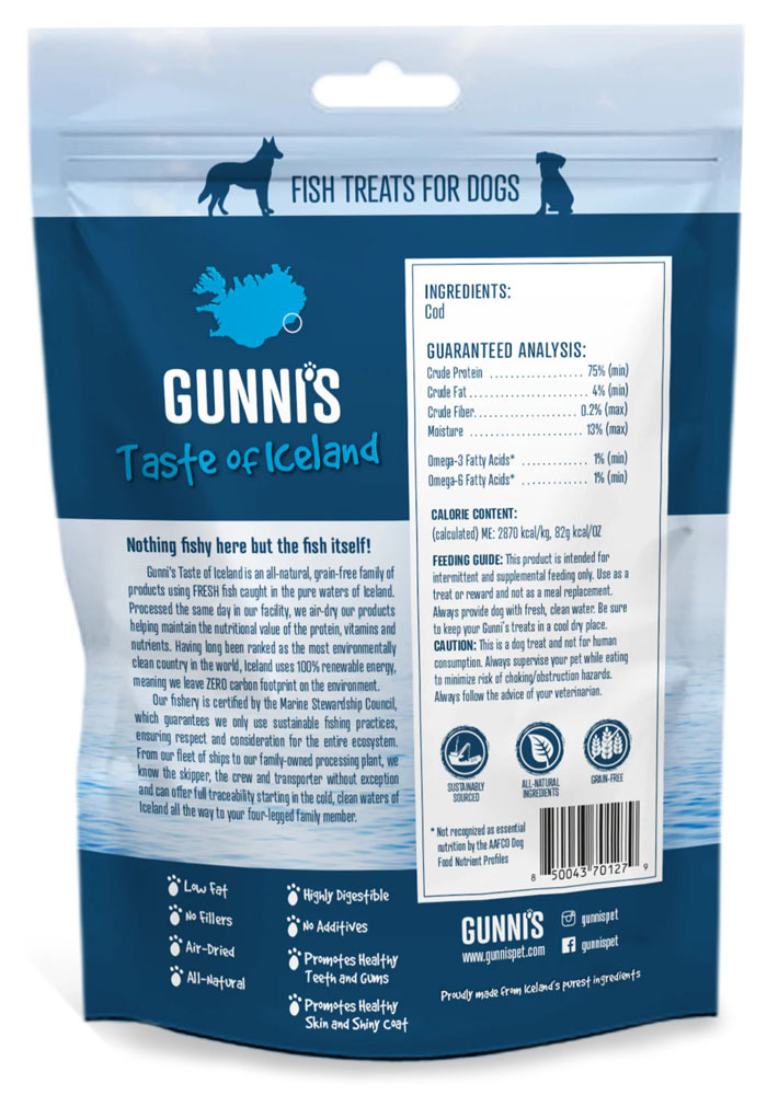 Gunni's Cod Skin Shorties 2.5oz