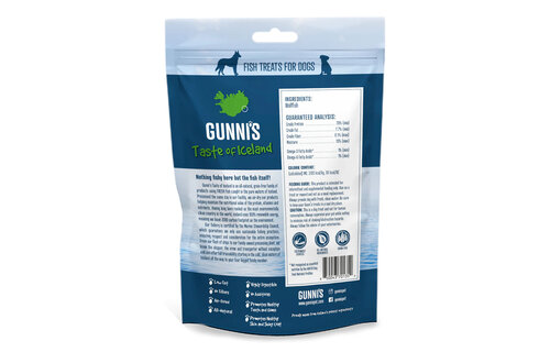Gunni's Wolffish Skin Chewy Sticks 3pcs