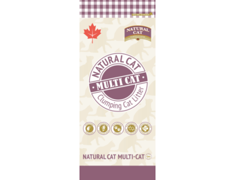 Natural Cat Multi Cat Litter 13kg