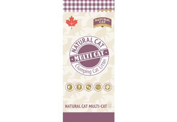 Natural Cat Multi Cat Litter 13kg