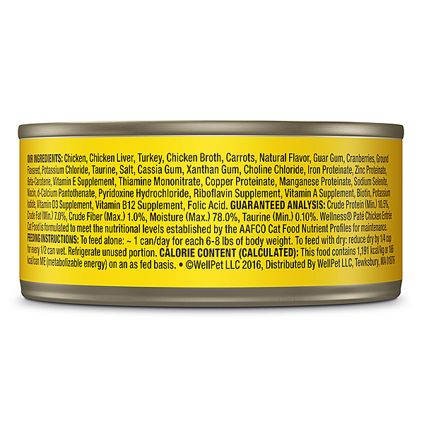 Wellness Pate Chicken Entree  5.5oz