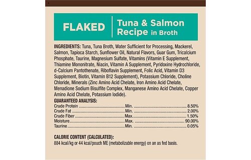 Wellness Cat Tiny Tasters Tuna & Salmon Flaked 1.75oz