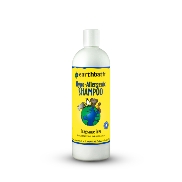 Earthbath Hypo Shampoo Fragrance Free 16oz