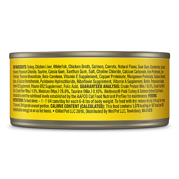 Wellness Cat Salmon & Turkey 5.5oz