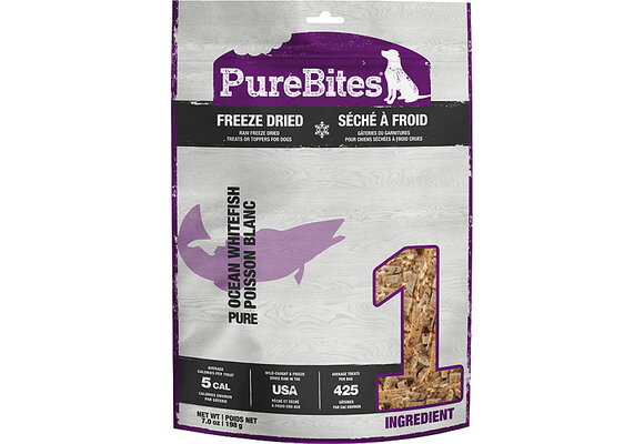 PureBites Ocean Whitefish Treats Dog 198 g