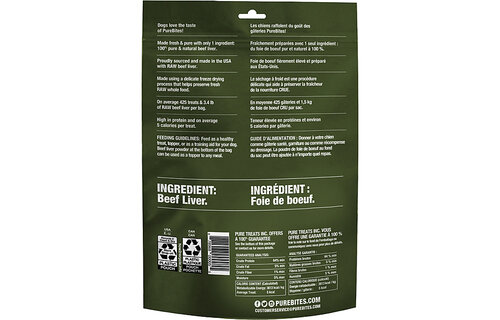 PureBites Beef Liver Treat Dog 470 g