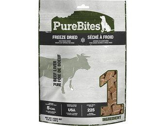 PureBites Beef Liver Treat Dog 250 g