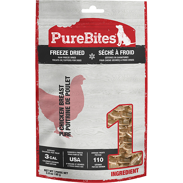 PureBites Chicken Breast Treats Dog 85 g