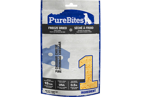 PureBites Cheddar Cheese Treats Dog 120 g