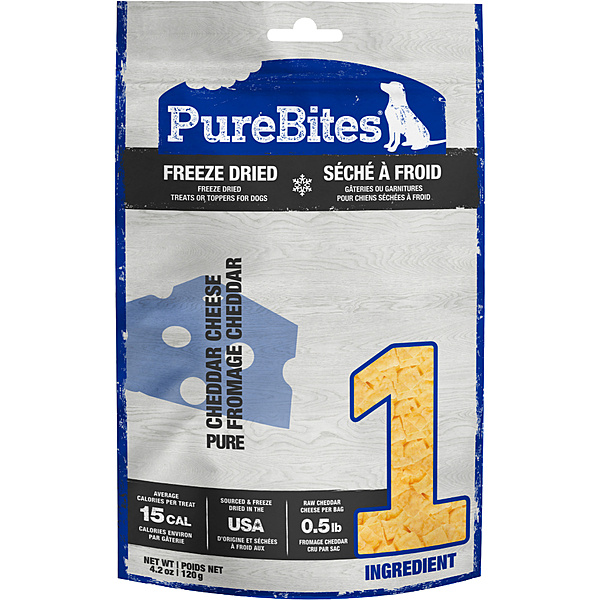 PureBites Cheddar Cheese Treats Dog 120 g