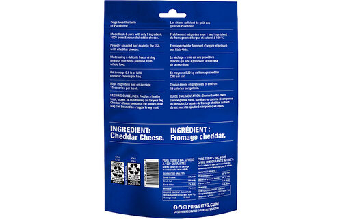 PureBites Cheddar Cheese Treats Dog 120 g