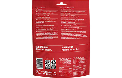 PureBites Chicken Breast Jerky Treats Dog 5.5 oz