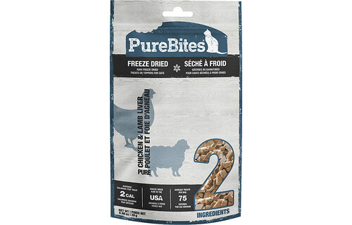 PureBites Chicken Breast & Lamb Liver Treat Cat 28 g