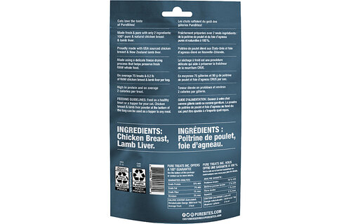 PureBites Chicken Breast & Lamb Liver Treat Cat 28 g