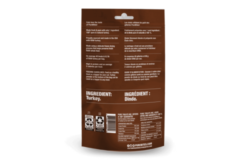 PureBites Turkey Treats Cat 26 g