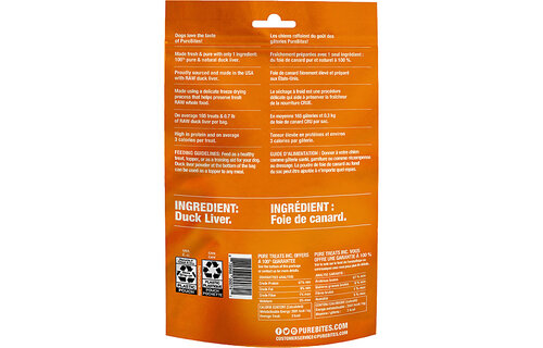 PureBites Dog Duck 74g