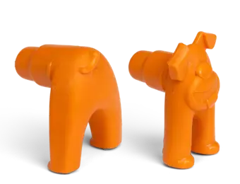 West Paw Toppl Stopper Tangerine