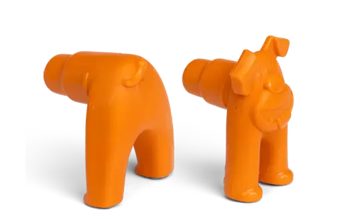 West Paw Toppl Stopper Tangerine