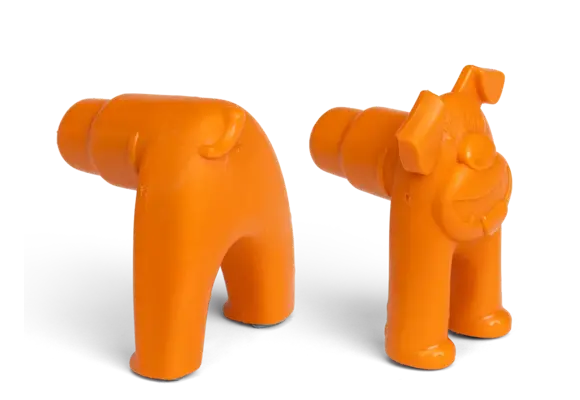 West Paw Toppl Stopper Tangerine