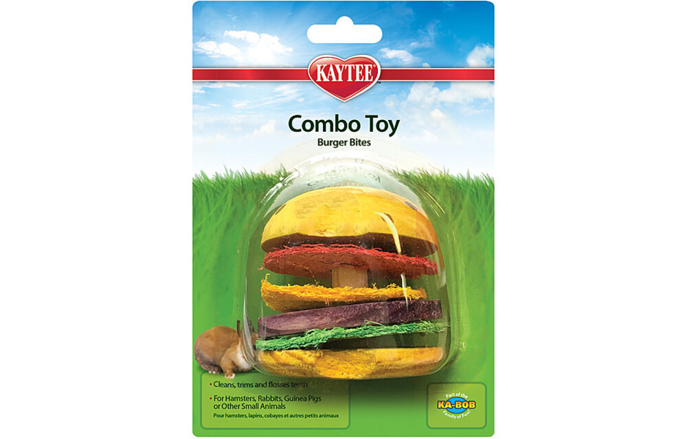 Disc*Combo Toy Crispy/Wood Hamburger