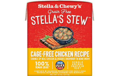 Stella & Chewy's Stew Cage Free Chicken Dog 11 oz
