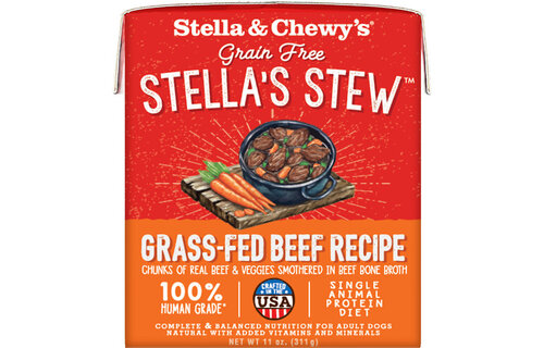 Stella & Chewy's Stew Grass Fed Beef Dog 11 oz
