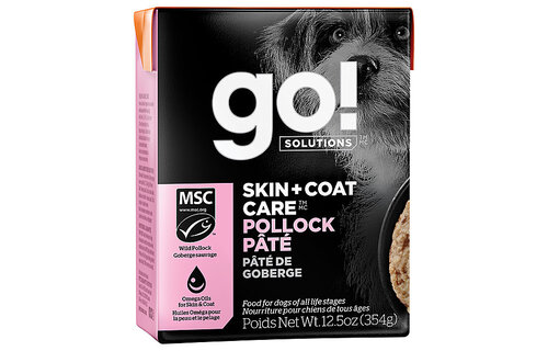 GO! Skin & Coat Pollock Pate Dog 12.5 oz
