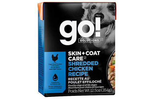 GO! Skin & Coat Shredded Chicken Dog 12.5 oz