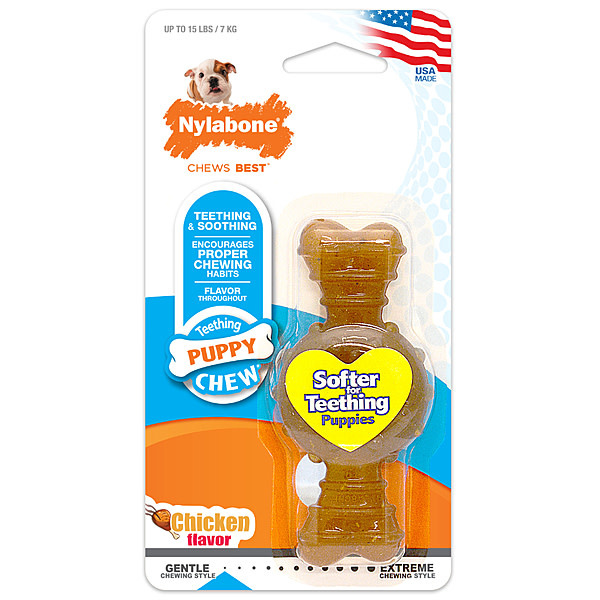Nylabone  Chew Ring Bone Chicken  Puppy