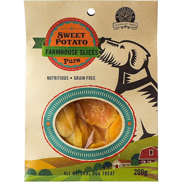 Silver Spur GF Sweet Potato Slices Dog 200 g