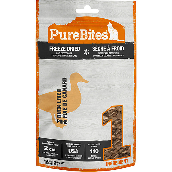 PureBites Duck Liver Treat Cat 30 g
