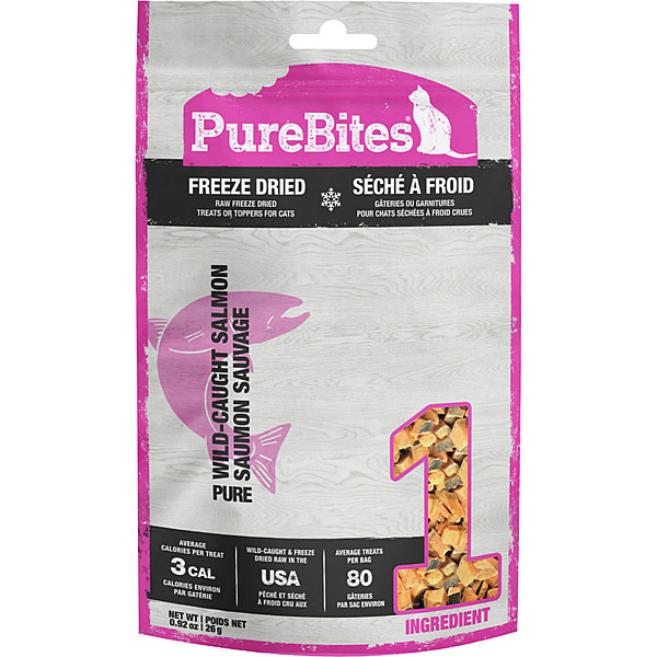 PureBites Wild Salmon Treats Cat 26 g