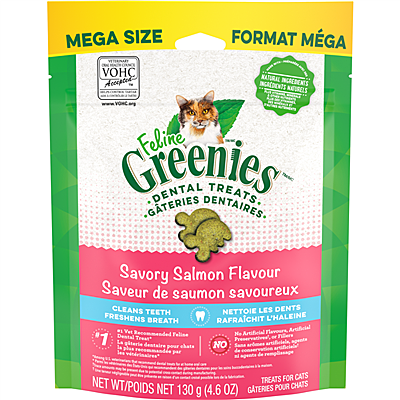 Greenies Feline Dental Salmon Cat 4.6 oz