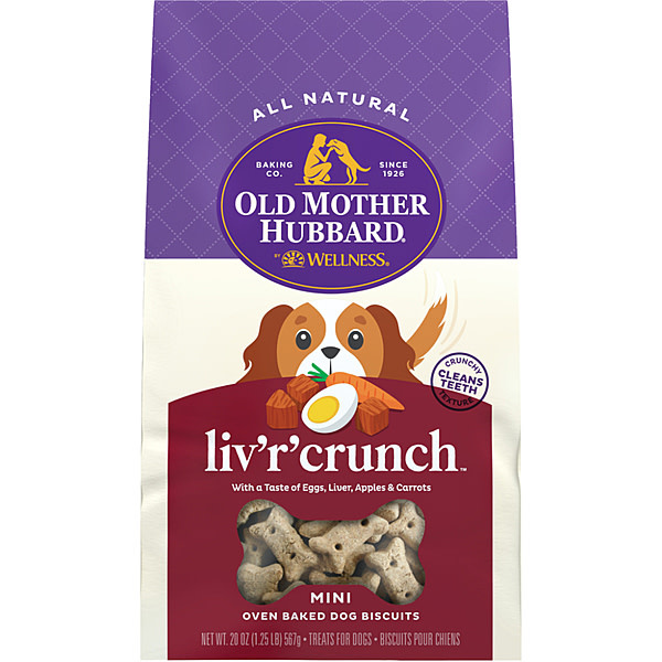Old Mother Hubbard Liv'R Crunch Mini Dog 20 oz