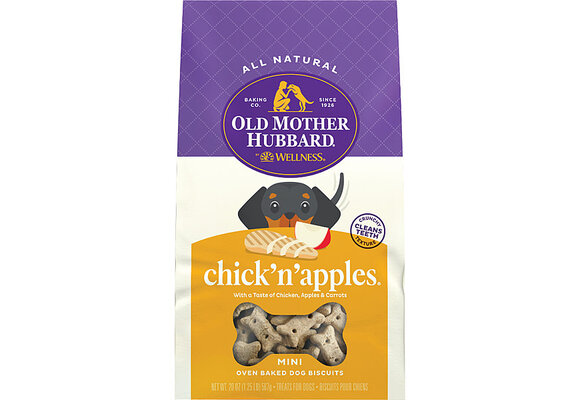 Old Mother Hubbard Classic Chick'N'Apple Mini Dog 20 oz