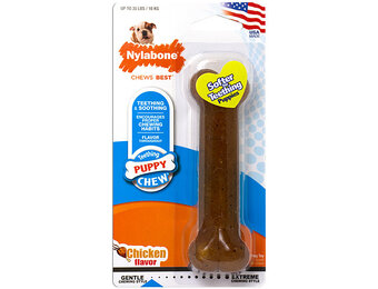 Nylabone Teething Chew Bone Wolf Puppy