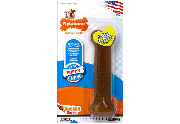 Nylabone Teething Chew Bone Wolf Puppy