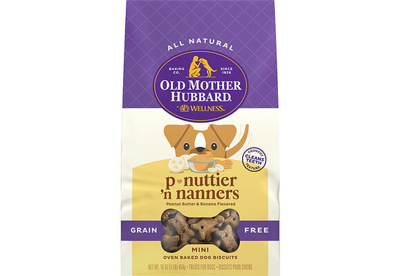 Old Mother Hubbard P-Nuttier 'N Nanners Mini Dog 16 oz