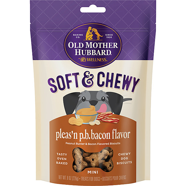 Old Mother Hubbard Soft & Tasty Peanut Butter & Bacon Mini Dog 8 oz