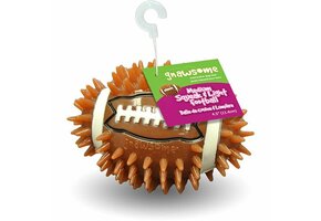 Gnawsome Squeak & Light Football 4.5"