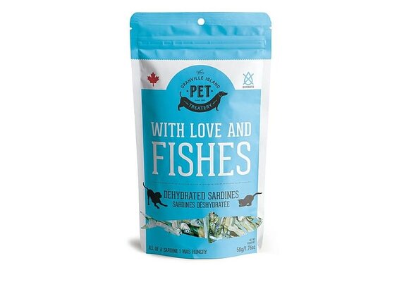 Granville Island Pet Treat Love & Fishes Sardine Treats 50g