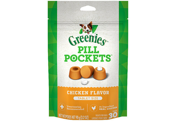 Greenies Pill Pocket Chicken 30 Tabs
