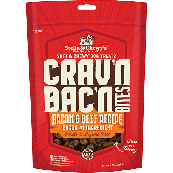 Stella & Chewys Crav'n Bac'n Bites Bacon & Beef 8.25oz